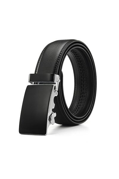 derikem Cureaua pentru barbati din imitatie din piele Curea automata cu carlig si bucla pentru rochie barbati si catarama reglabila zilnic