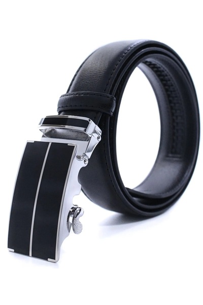 derikem Cureaua pentru barbati din imitatie din piele Curea automata cu carli...