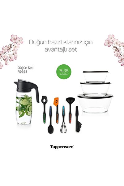 Tupperware Royal Serisi Servis Ve Mutfak Gereçleri