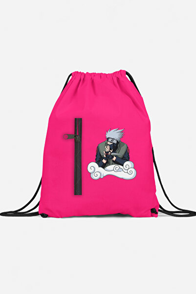 herotasarım حقيبة ظهر ناروتو ساسوكي الرياضية ذات الجيوب bll4446