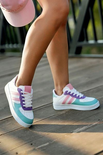 Modafırsat Women's Colorful Sports Shoes Air Casual Shoes Sneaker