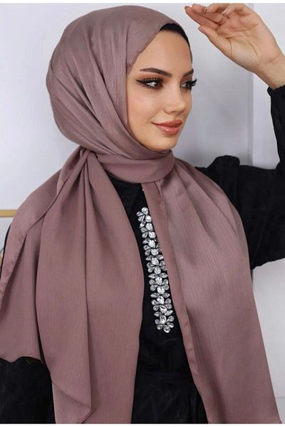 Trablus Yoryo Satin Evening Dress Shawl - Shiny and Matte Double Sided