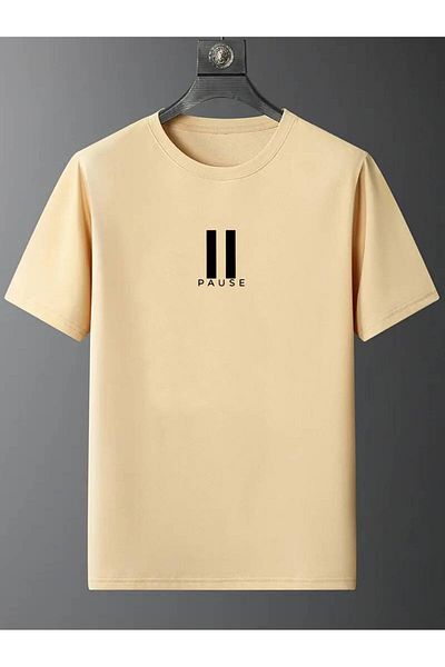 LEIVOR Μπλουζάκι Unisex Pause Printed