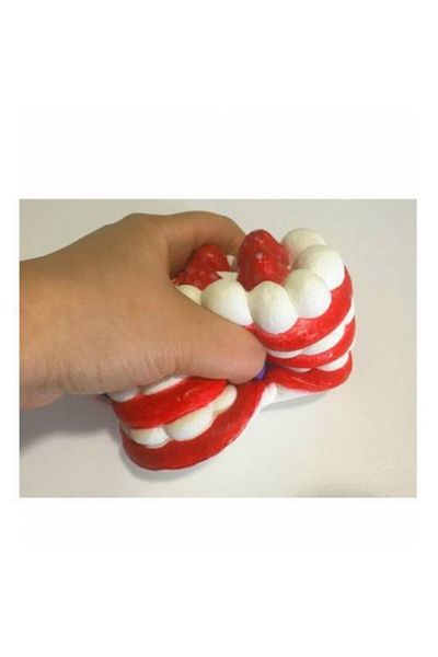 Brother Toys Squishy Red Strawberry Cake Slow Rising Scented Jumbo Sukushi 12.5 Cm.