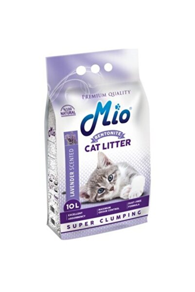 MİO Lavanta Kokulu İnce Bentonit Kedi Kumu 10 lt