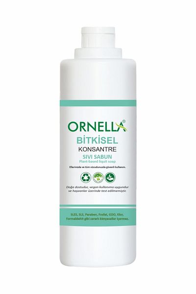 ORNELLA Herbal Liquid Soap, Hand Sanitizer, Extra Soft, Non-Irritating, Non-Drying Natural Soap 750 ml