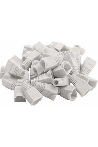 Platoon White Cat6 Sheath White Cat5 Sheath 100 Pcs White Rj45 Sheath