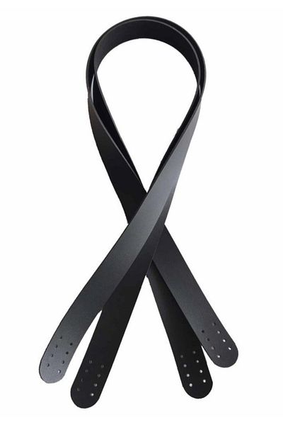 angel çanta aksesuar 70x2,4 εκ., Μονόστρωτο συνθετικό δέρμα Μαύρο Χρώμα Διπλή λαβή