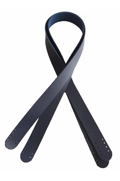 angel çanta aksesuar 80x2,4 εκ., Μονόστρωτο τεχνητό δέρμα Navy Blue Χρώμα Διπλή λαβή
