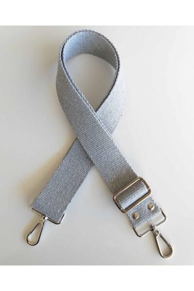 angel çanta aksesuar عمود قطني 120x4 سم معدن فضي اللون رمادي