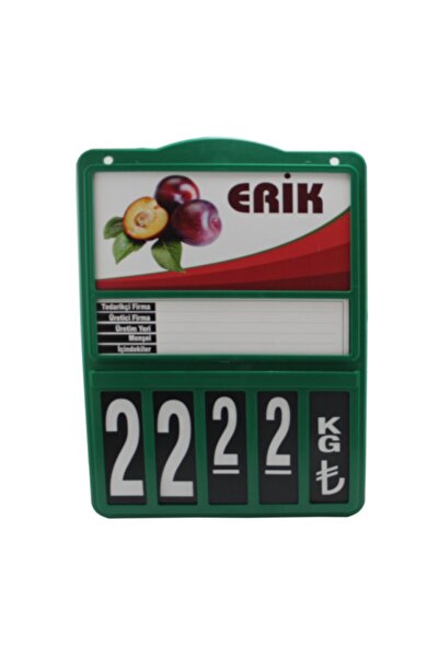 Yamani Display 10'lu Yeşil Büyük Boy Manav Etiketi