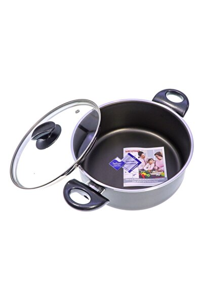 Mehtap Onyx Çift Taraflı Teflon Tencere 22 Cm