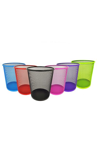 GENC DIJITAL BASKI Mesh Metal Waste Basket 12Lt