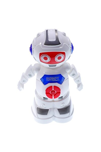 Genel Markalar Türkçe Konuşan Pilli Koruma Robotu - Kırmızı