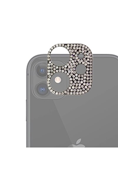 Ally Mobile Ally Iphone 11 Uyumlu Kamera Korucucu Lens Diamond Taş Işlemeli S...