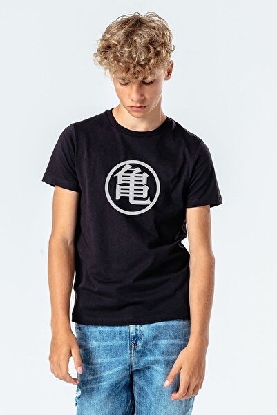 QIVI Unisex dečja majica Crni Dragon Ball Štampano