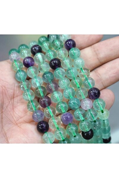 platin hediyelik 1 σειρά από φυσική πέτρα φθορίτη Φυσική πέτρα 8 χιλιοστών Φυ...