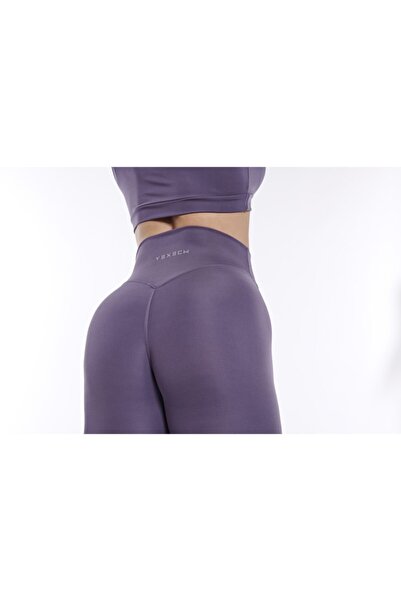 YEXECH Leggings sport Pushup pentru damă Seria Rhythm Liliac