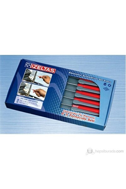 İzeltaş Elektronikçi Tip Klemens Tornavida Seti 6 Lı