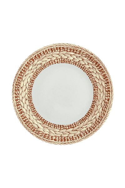Vivas Wicker Patterned Supla Plate 28 cm Coastal Trees