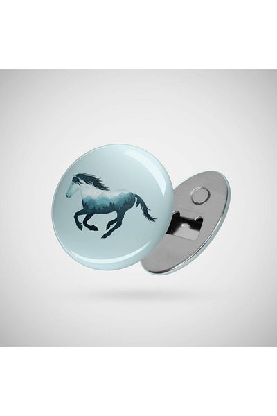 Fizello فتاحة حيوانات Wild Horse Mustang Equine ذات التعبير المزدوج للحيوانات البرية