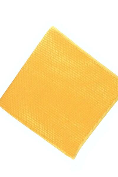 SİLVER HOME قماش زجاجي من الألياف الدقيقة باللون البرتقالي مقاس 40 × 40 سم - ...