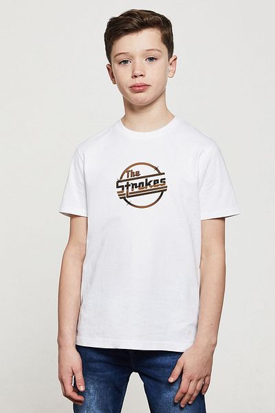 QIVI Tricou alb unisex pentru copii