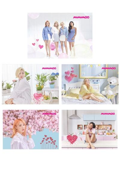 Mamamoo Σετ καρτ ποστάλ ''καθημερινά'' (5 τεμάχια)