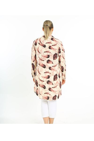 birsen içgiyim Plus Size Buttoned Tunic