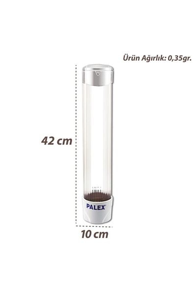 Geseus Palex Plastic Cup Dispenser Dispenser with Magnet
