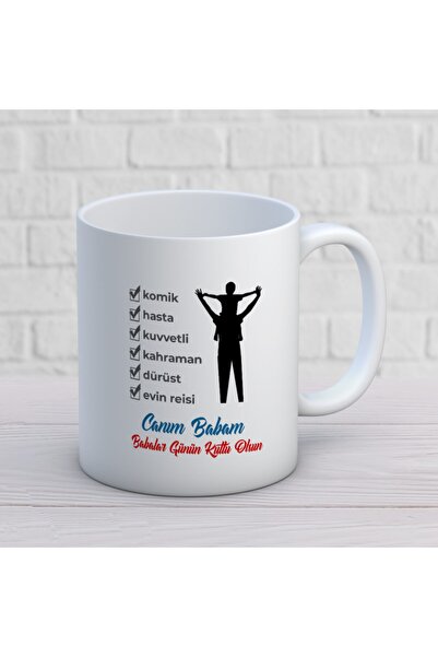 ART HEDİYE Head of Home My Dear Dad Two Sided Printed Mug