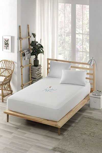 ELY PARKER Liquid Proof Mattress Mattress Protector with Sheet Proof Fitted Cotton (All Sizes)