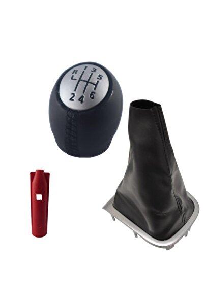 ZETOTO فلونس ميجان 3 مقبض ناقل الحركة من الجلد، كروم 6 أمامي