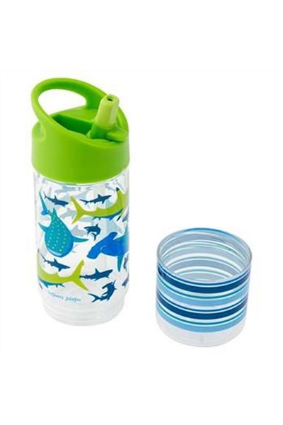 Stephen Joseph Water Bottle with Six Snack Sections and Mouthpiece