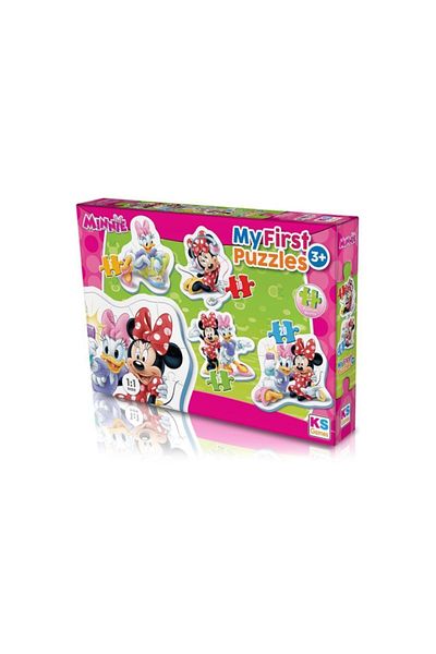 Ks Puzzle Minnie 4 Stage Puzzle 5/10/15/20 Pieces