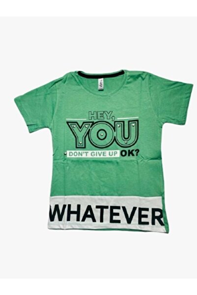 DG AURA Girl's Printed (written) T-shirt