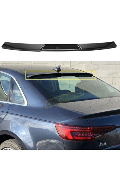 Carmind Audi A4 B9 Cam Üstü Rs Spoiler Piano Black 2017-2019