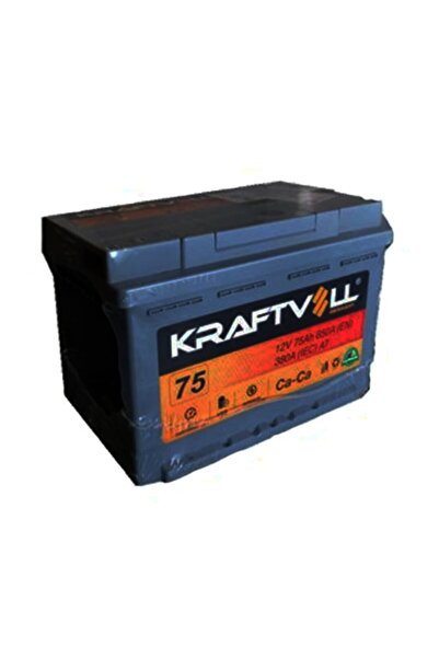 Kraftvoll Aku 12v 75 Ah L3 Ca Tam Kapalı Tırnaksız