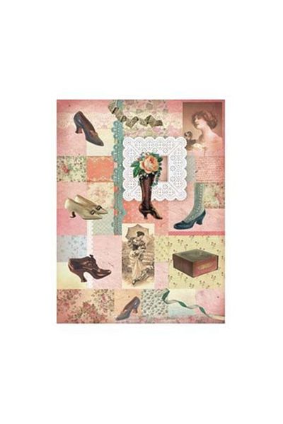 Cadence 2 Pieces Model 2- Brass Paper Decopage