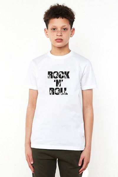 QIVI Tricou alb pentru copii