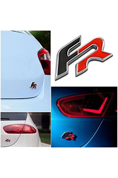 GARDENAUTO Seat Arosa Fr Emblem - Chrome Luggage Logo