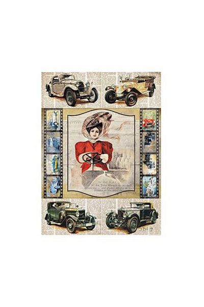 Cadence 2 Pieces Model 209- Brass Paper Decopage