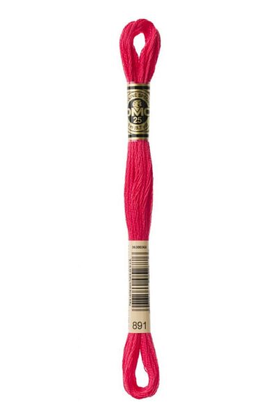 Dmc 2 Pieces of Number 891 Muline Yarn
