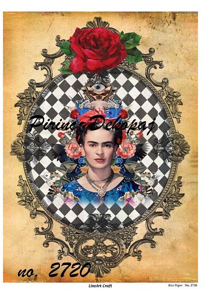 LİNEART Rice Decopage Paper No:2720