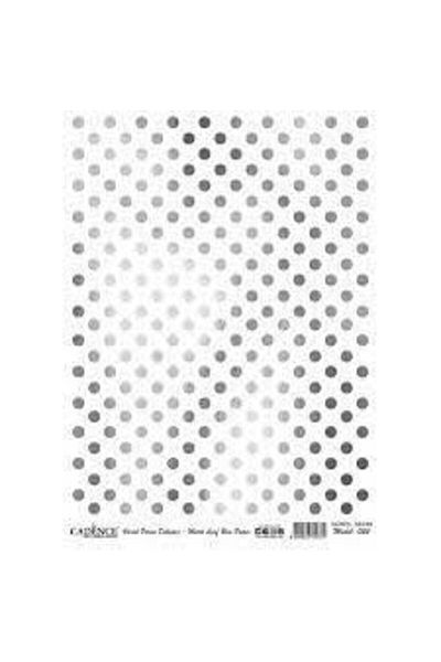 Cadence Silver Foil Brass Decopage Paper Model:024