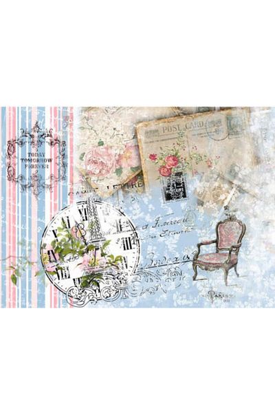 Cadence 2 Pieces Model 342 Brass Paper Decopage