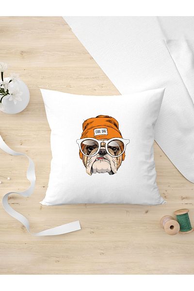 Panorama Ajans Cool Dog Animal Lovers Design Διακόσμηση Δωματίου Προσωποποιημένο Δώρο Μαξιλαροθήκη για Φίλο