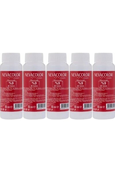 Neva Color Premium Oksidasyon Kremi 30 Volume %9 50 ml 5 Adet