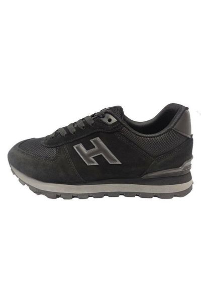 Hammer Jack Pantofi sport negri din piele naturală pentru bărbați 19250