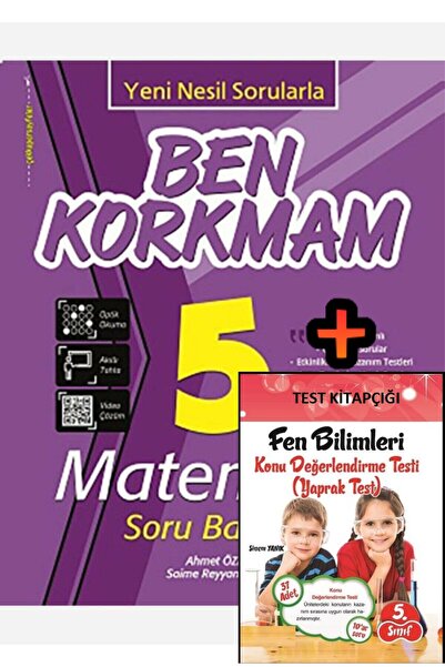 Ata Yayıncılık 5. Sınıf Ben Korkmam Matematik Soru Bankası